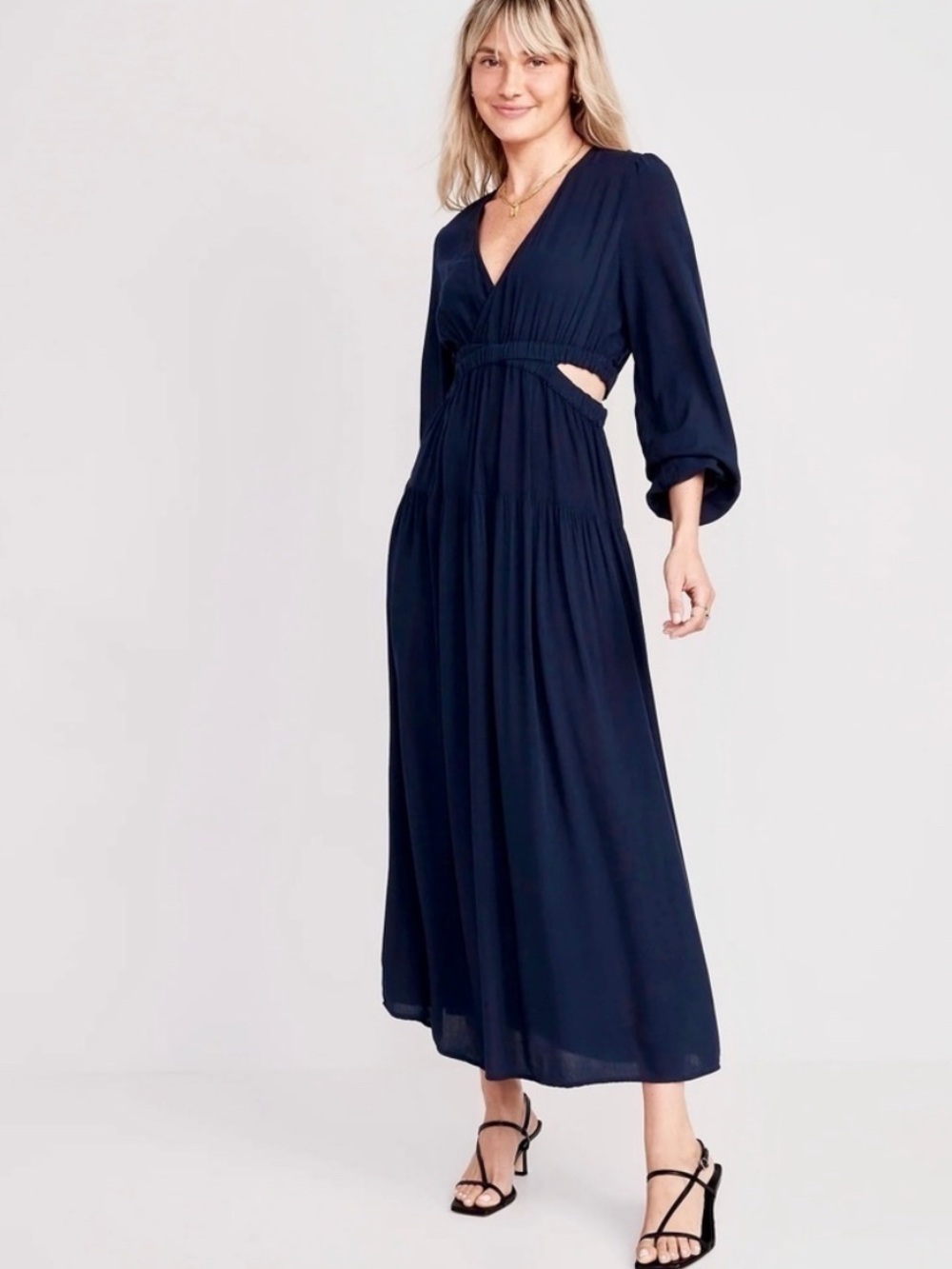 Old Navy Long Sleeve Wrap Dress